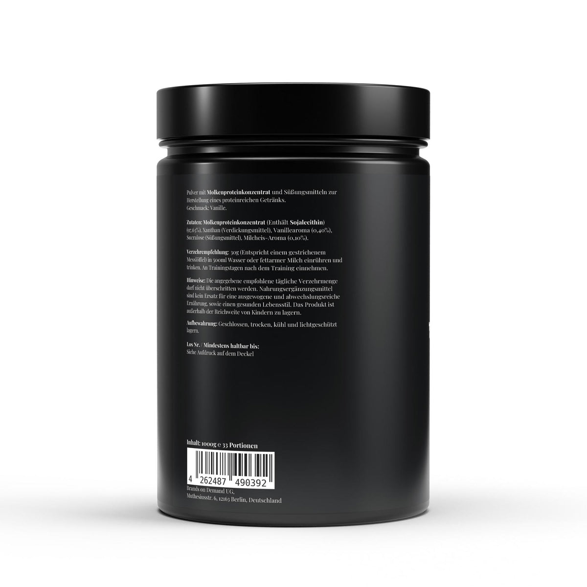 Premium Whey Protein Vanille - 1.000g
