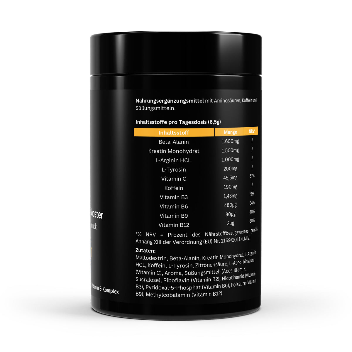 Pre-Workout Booster Orange - 520g